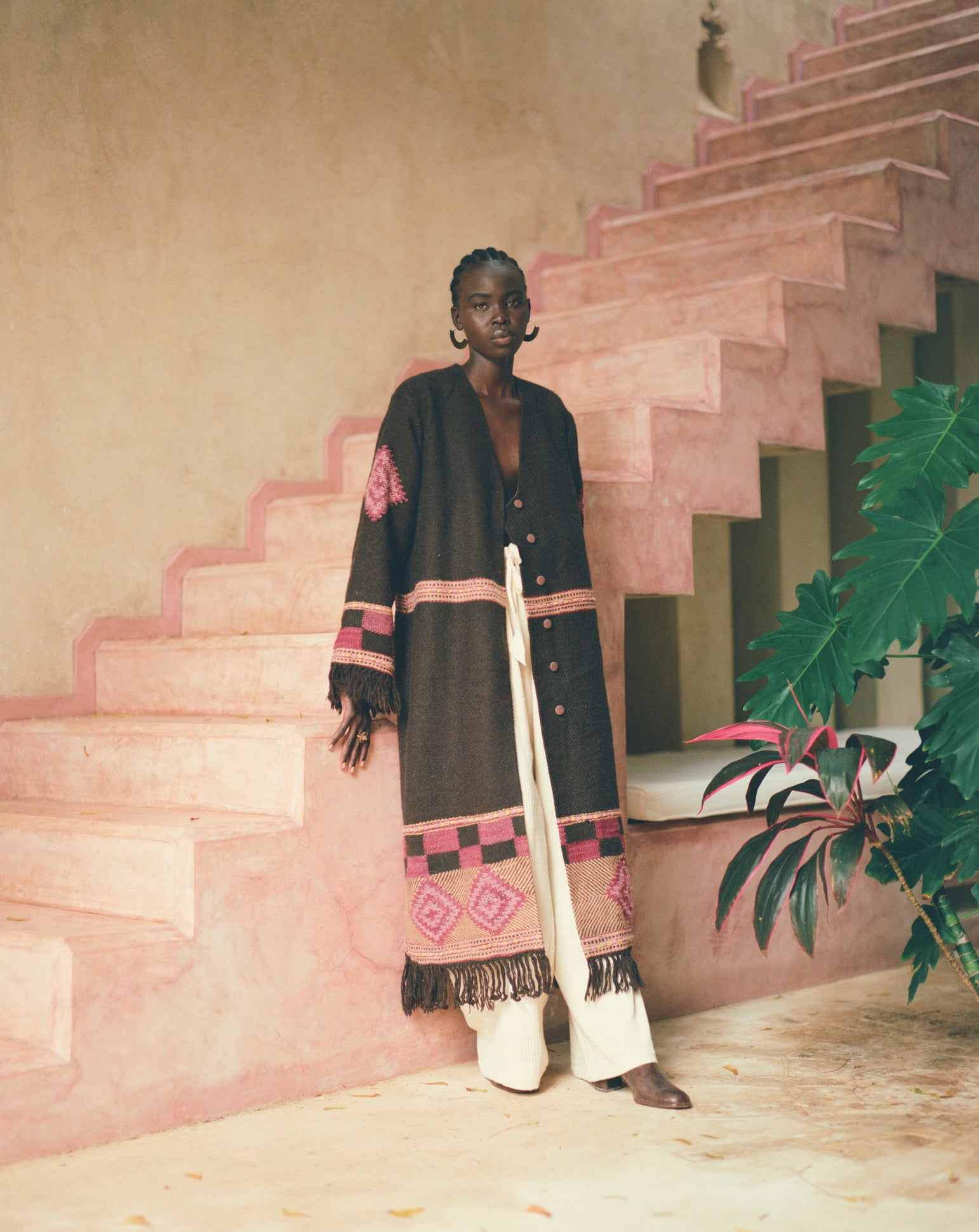 The Kullu wool coat - Clove – Hamaji Studio