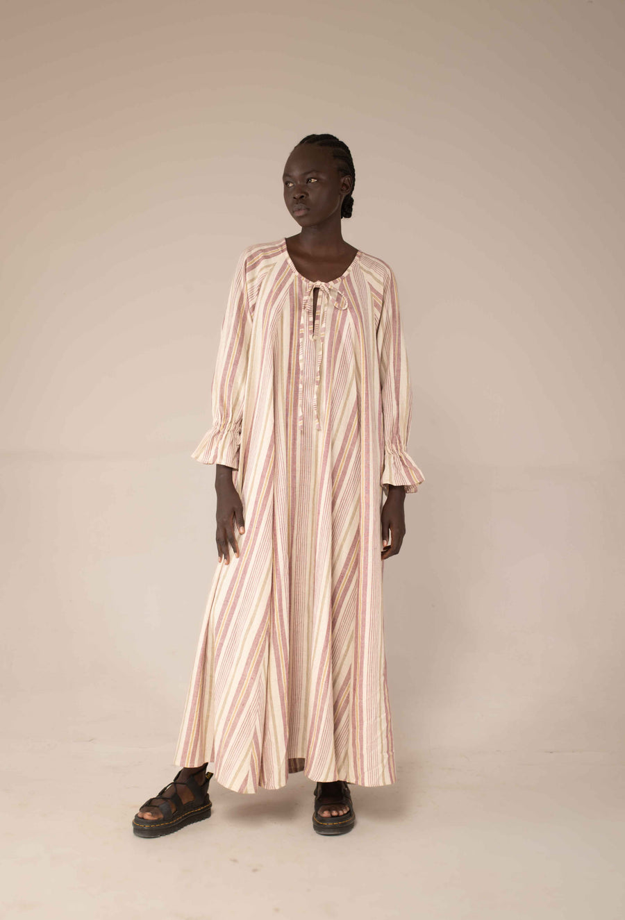 Maxi dress - Sisal stripe