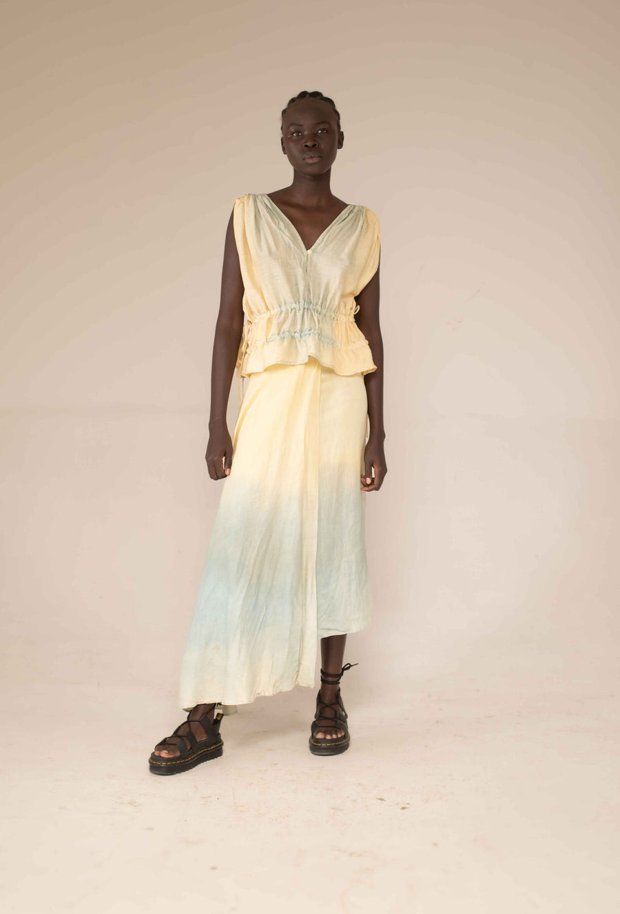 Wrap skirt - Ocean ombre