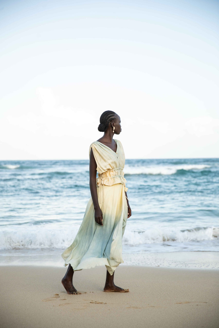 Wrap skirt - Ocean ombre