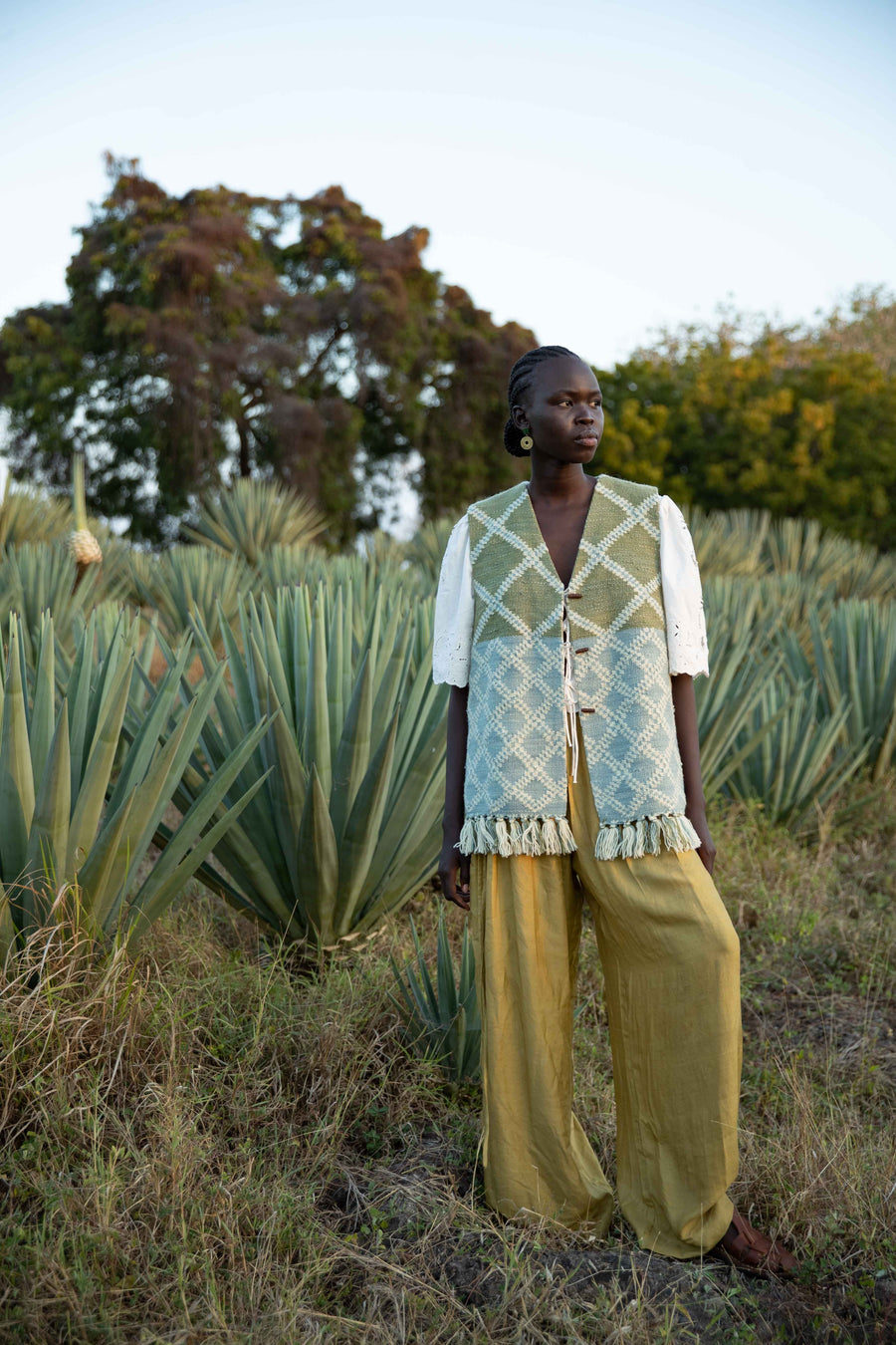 Indira Vest - Indigo