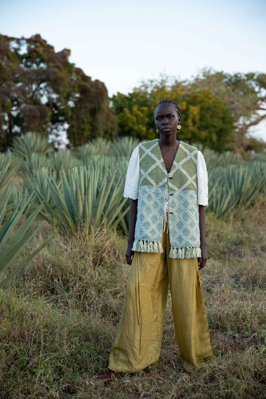 Indira Vest - Indigo