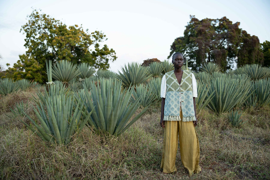 Indira Vest - Indigo