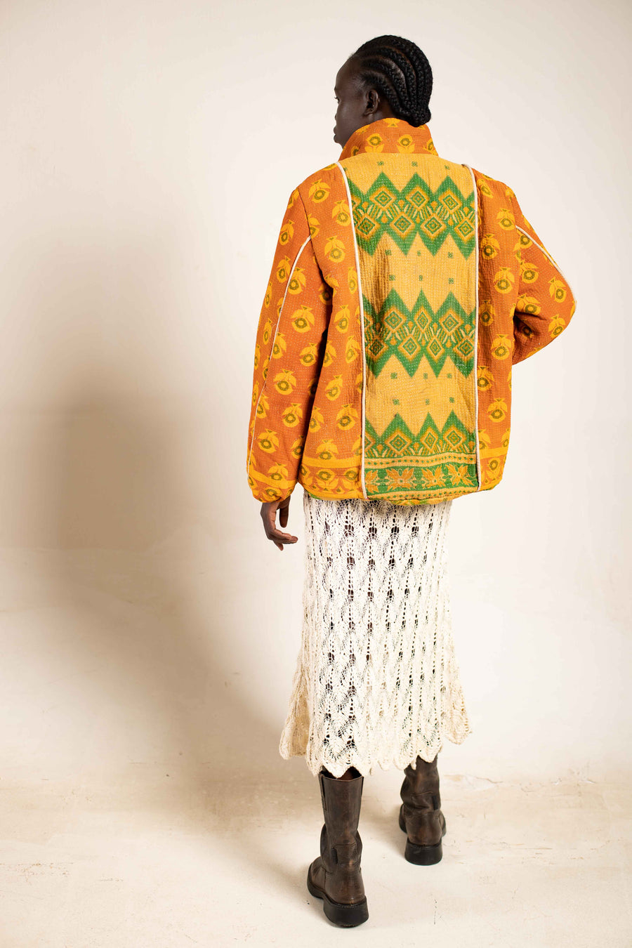 The Kantha Puffer Jacket S/M 05