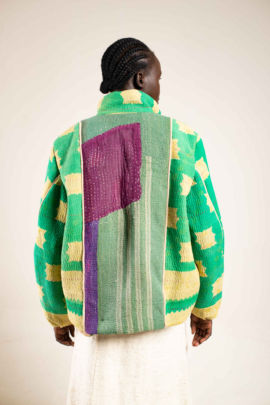 The Kantha Puffer Jacket S/M 06