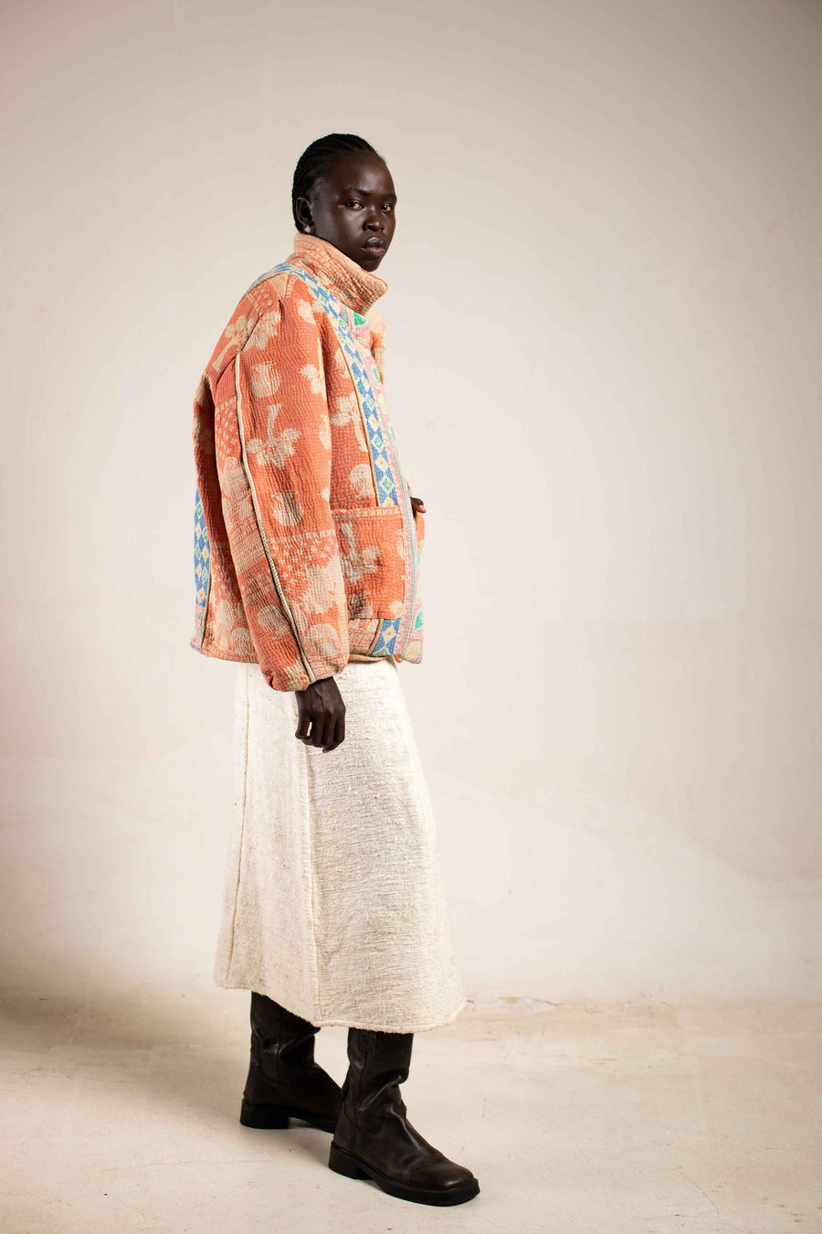 The Kantha Puffer Jacket S/M 09