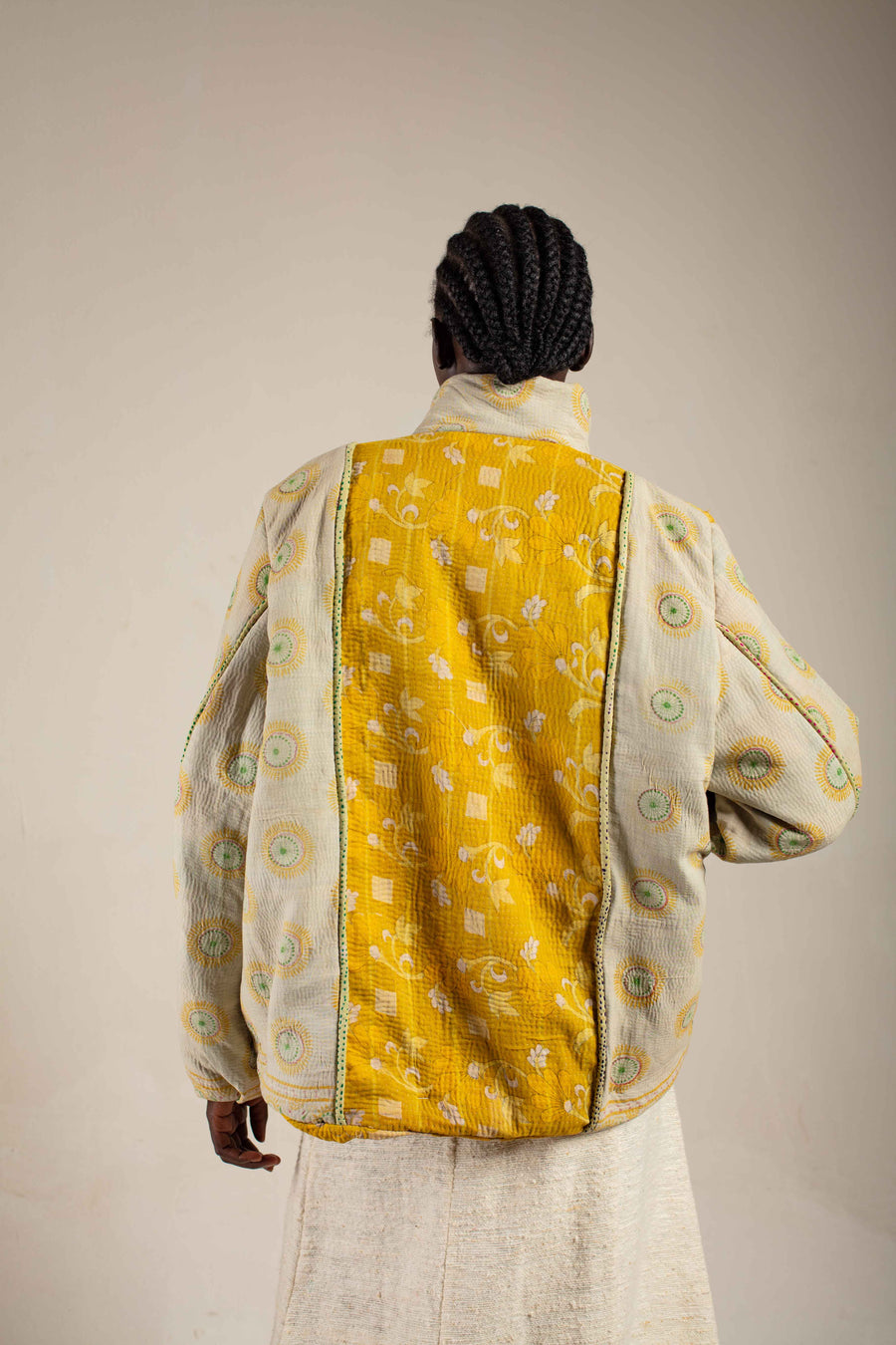 The Kantha Puffer Jacket S/M 08