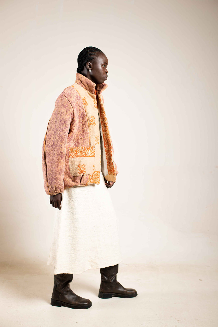 The Kantha Puffer Jacket S/M 01
