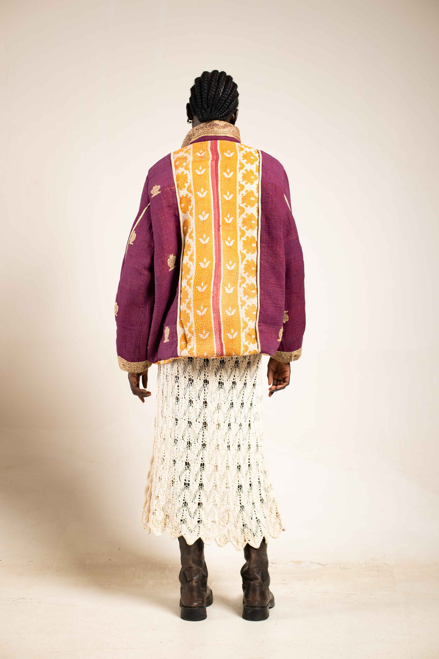 The Kantha Puffer Jacket S/M 02