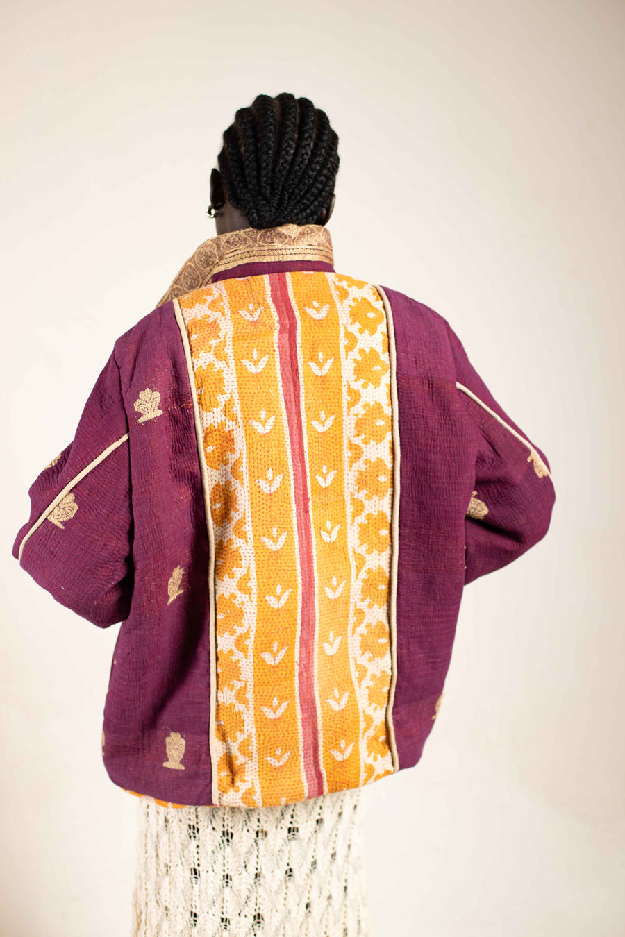 The Kantha Puffer Jacket S/M 02