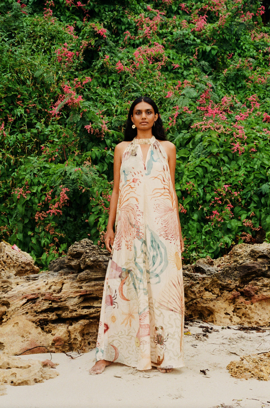 Halter neck dress - Rain collector