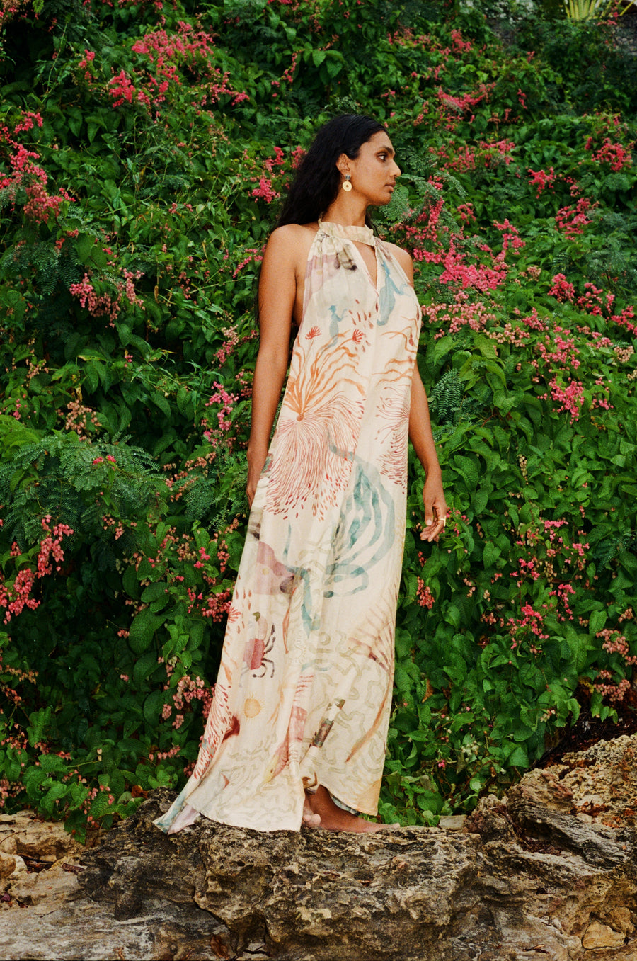 Halter neck dress - Rain collector