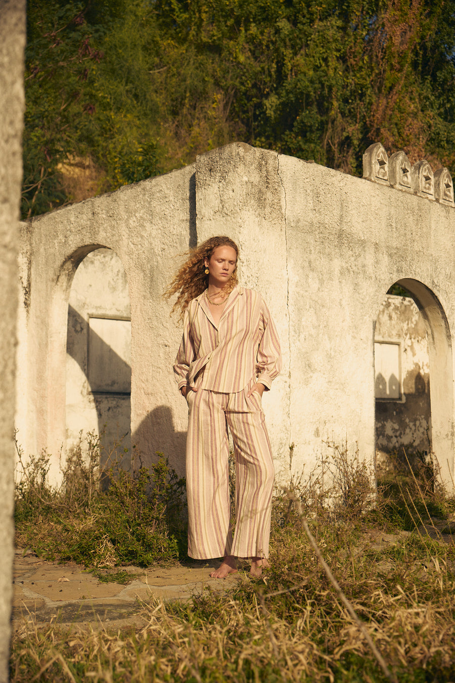 Sailor shirt - sisal stripe