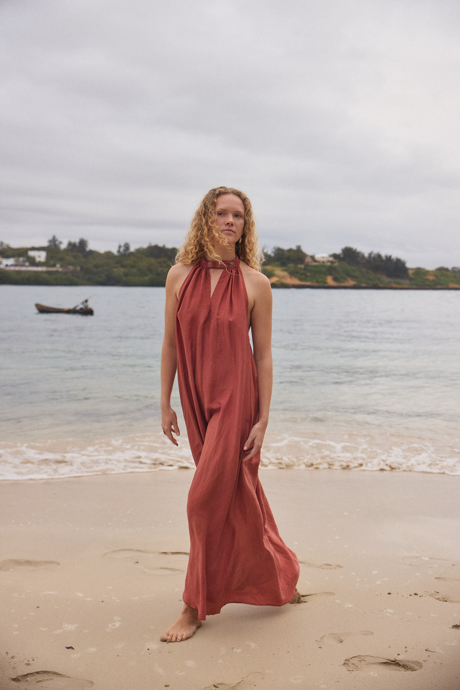 Halter neck dress - Sun