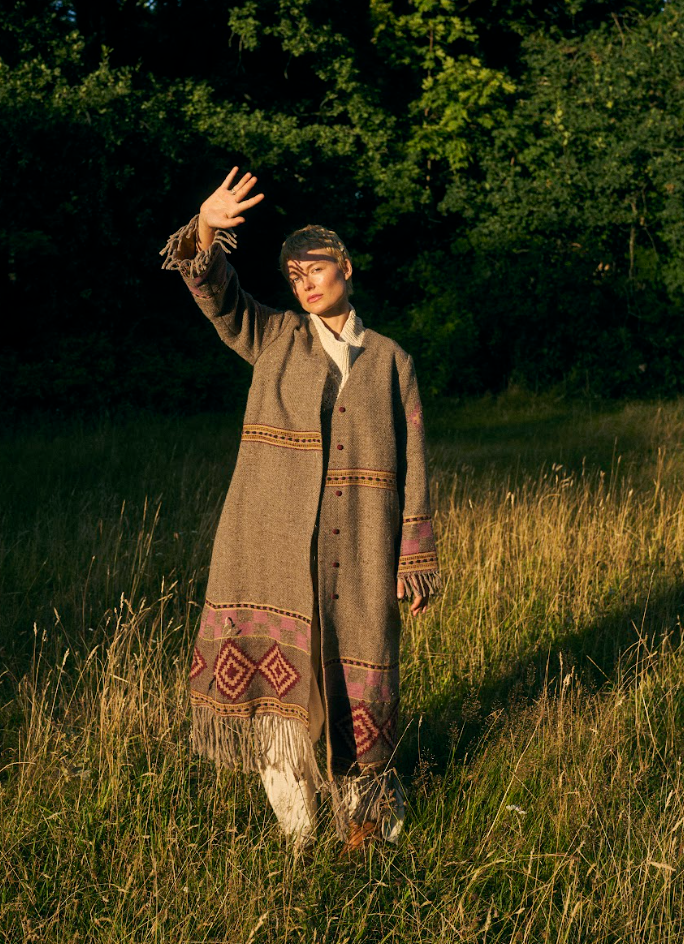 The Kullu wool coat - Pepper