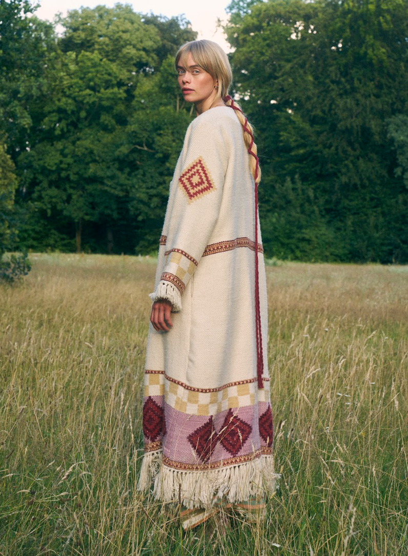 The Kullu wool coat - Vanilla