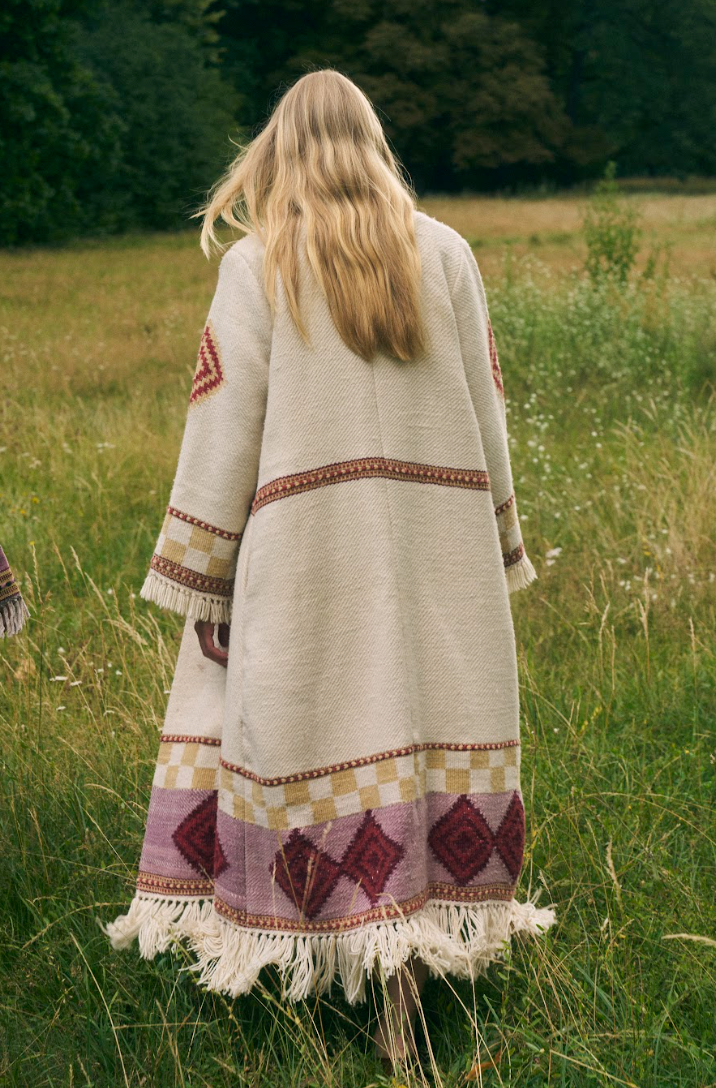 The Kullu wool coat - Vanilla