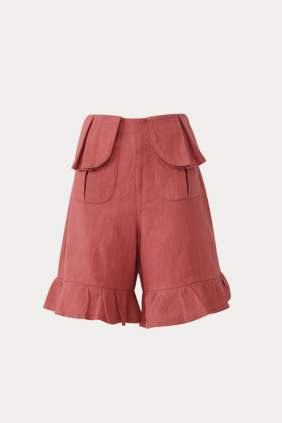 Carmine box pleat pocket shorts